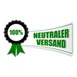 sticker siegel neutraler versand 100% 1