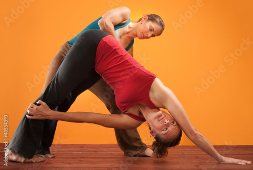 Photo: Yogasana Instructor and Student Yogasana Instructor and Student