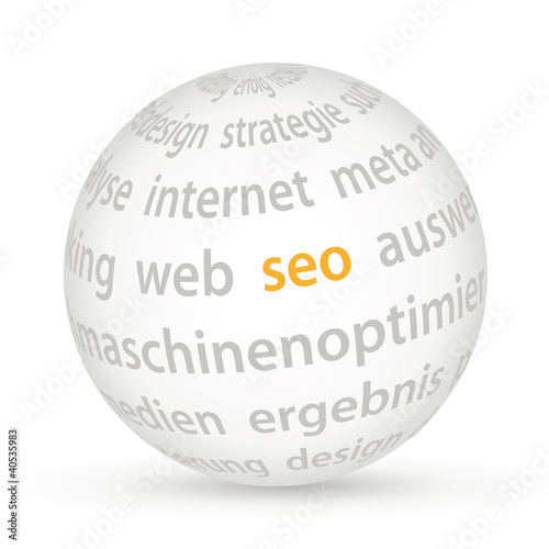 Illustration: 3D Kugel seo - Suchmaschinenoptimierung 3D Kugel seo - Suchmaschinenoptimierung