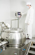pharmaceutical factory worker