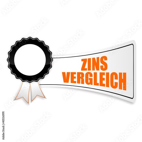 Illustration: sticker siegel zinsvergleich 1 sticker siegel zinsvergleich 1