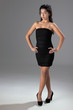 beautiful woman with elegant black dress beautiful woman with elegant black dress