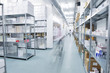Photo: medical factory supplies storage indoor medical factory supplies storage indoor