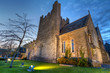 Holy Trinity Abbey church in Adare at night, Ireland Holy Trinity Abbey church in Adare at night, Ireland