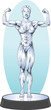 Bodybuilder statue
