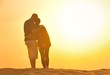 couple enjoying the sunset