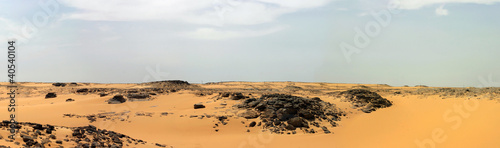 Photo: Libyan desert. Libyan desert.