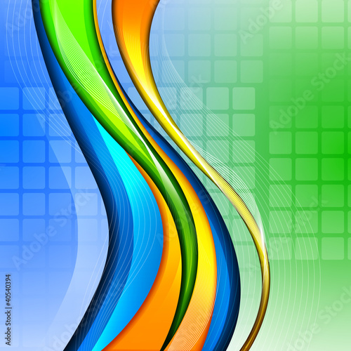 Photo: Colourful abstract illustration background Colourful abstract illustration background