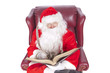 Humorus closeup of Santa Claus