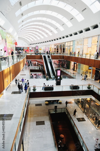 Photo: Interior of a shopping mall Interior of a shopping mall