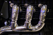 exhaust pipe of a motorcycle