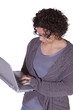 Hispanic Businesswoman Holding a Laptop Hispanic Businesswoman Holding a Laptop