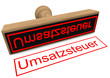 Stempel "Umsatzsteuer"