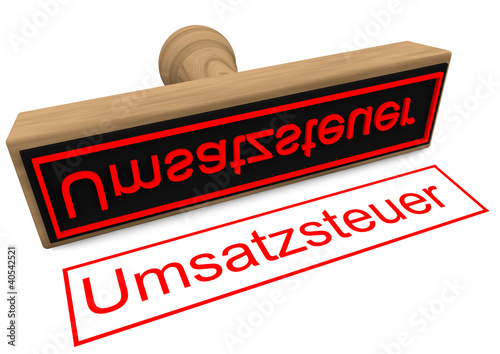 Illustration: Stempel "Umsatzsteuer" Stempel "Umsatzsteuer"