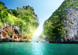 rocks and sea in Krabi Thsiland rocks and sea in Krabi Thsiland