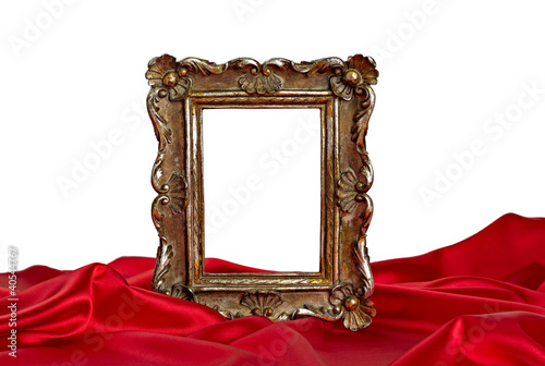 Photo: wooden frame and silk cover wooden frame and silk cover