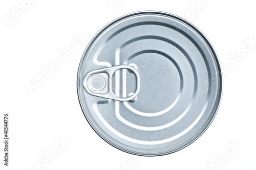 Photo: Aluminum soda can isolated on white background Aluminum soda can isolated on white background