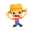 funny cartoon farmer