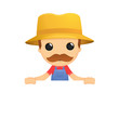 funny cartoon farmer