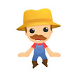 funny cartoon farmer
