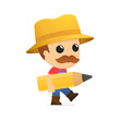 funny cartoon farmer