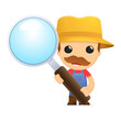 funny cartoon farmer