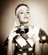lady with a camera