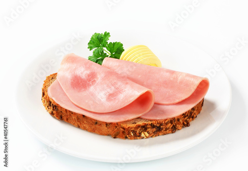 Photo: Bread and ham Bread and ham