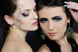 Photo: Two beautiful stylish fashionable girls to models Two beautiful stylish fashionable girls to models
