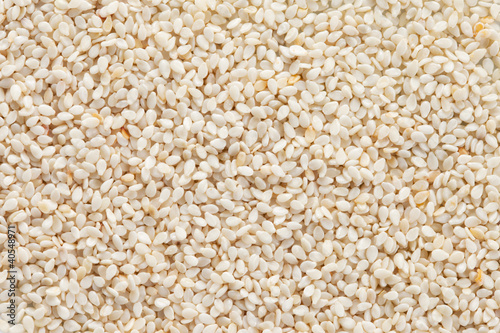Photo: Sesame seeds (Sesamum indicum) background Sesame seeds (Sesamum indicum) background