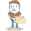 Figur, Paketzustellung