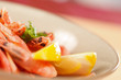shrimps with lemon