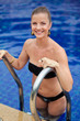 Woman in pool Woman in pool