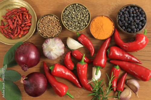 Photo: Spices composition Spices composition