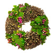 Photo: spring wreath with leaves and berrys spring wreath with leaves and berrys