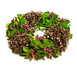 Photo: spring wreath with leaves and berrys spring wreath with leaves and berrys
