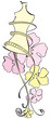 Dummy with flowers Dummy with flowers