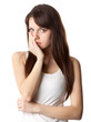 Woman with toothache