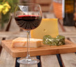 Picknick mit Wein und Käse