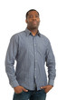 Portrait african man on white background Portrait african man on white background