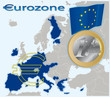 europe euro zone map europe euro zone map