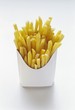 Chips in white fast food box