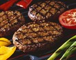 Hamburgers and Vegetables on the Grill