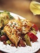 Walnut Chicken Over Apples Sliced