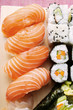 Assorted sushi