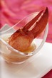 Cold lobster consommé with lobster claw