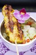Saté with cucumber salad (Thailand)