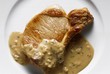 Pork Chop with Beer-Caraway Sauce