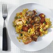 Paella (Saffron rice with meat, poultry, seafood)