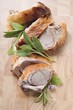 Roast shoulder of lamb, in slices